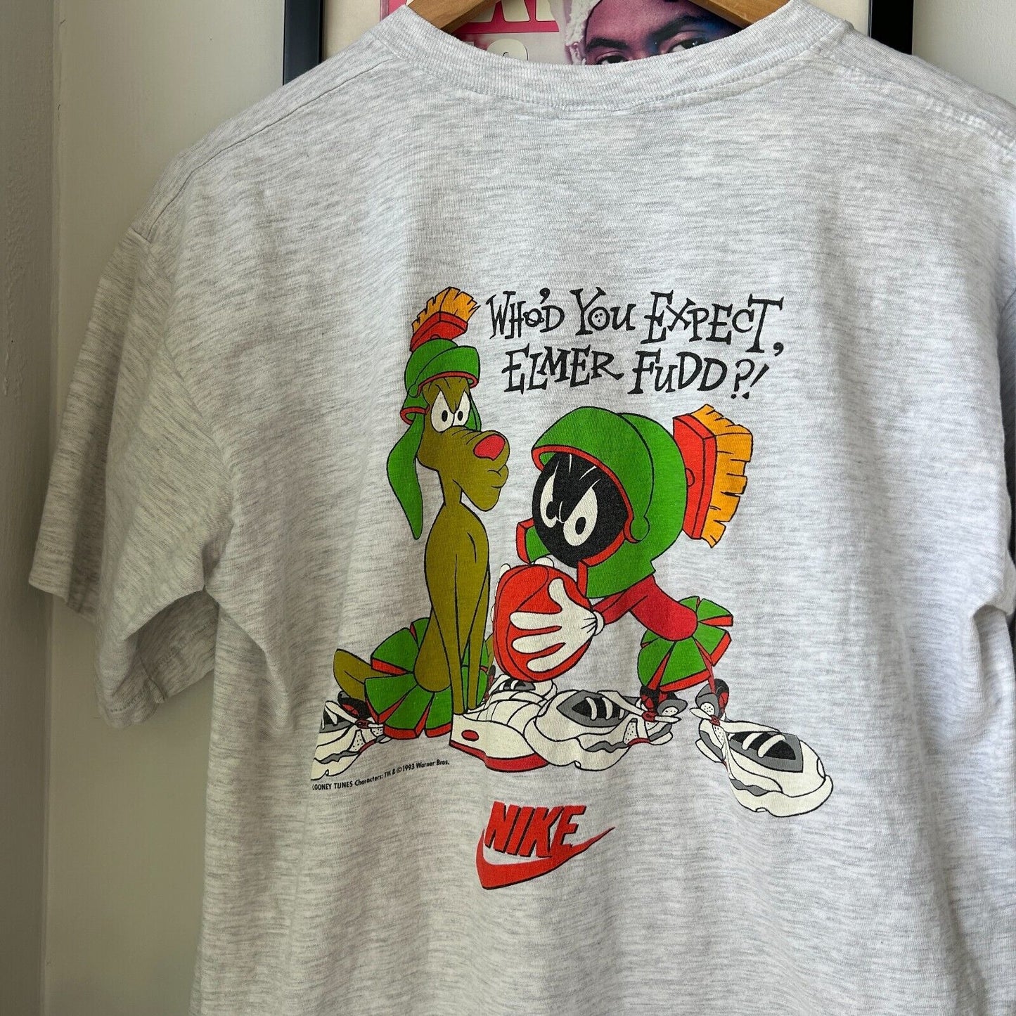 VINTAGE 1993 | Michael Jordan Scream Team Looney Tunes NIKE T-Shirt sz M Adult