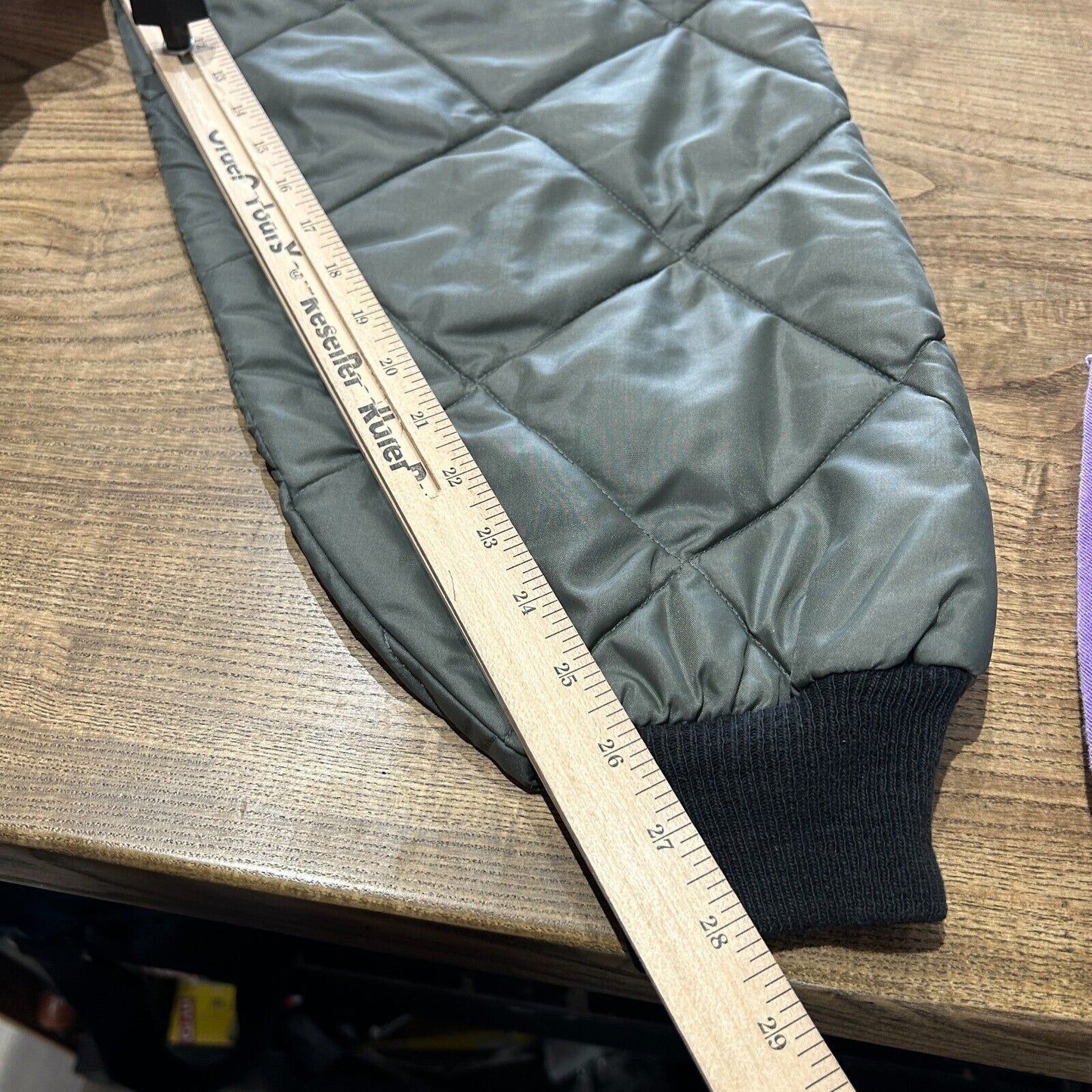 VINTAGE 70s 80s | Military Quilted Liner Pants W33 L30