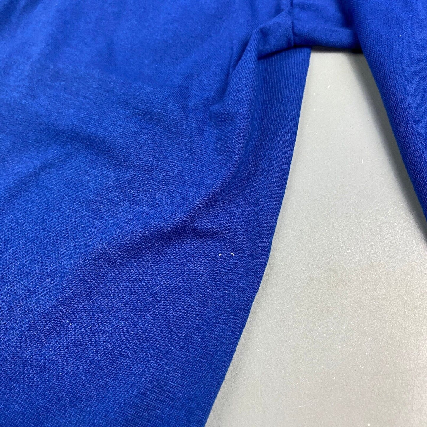 VINTAGE 80s Blank #90 Blue Raglan T-Shirt sz Medium Men Adult