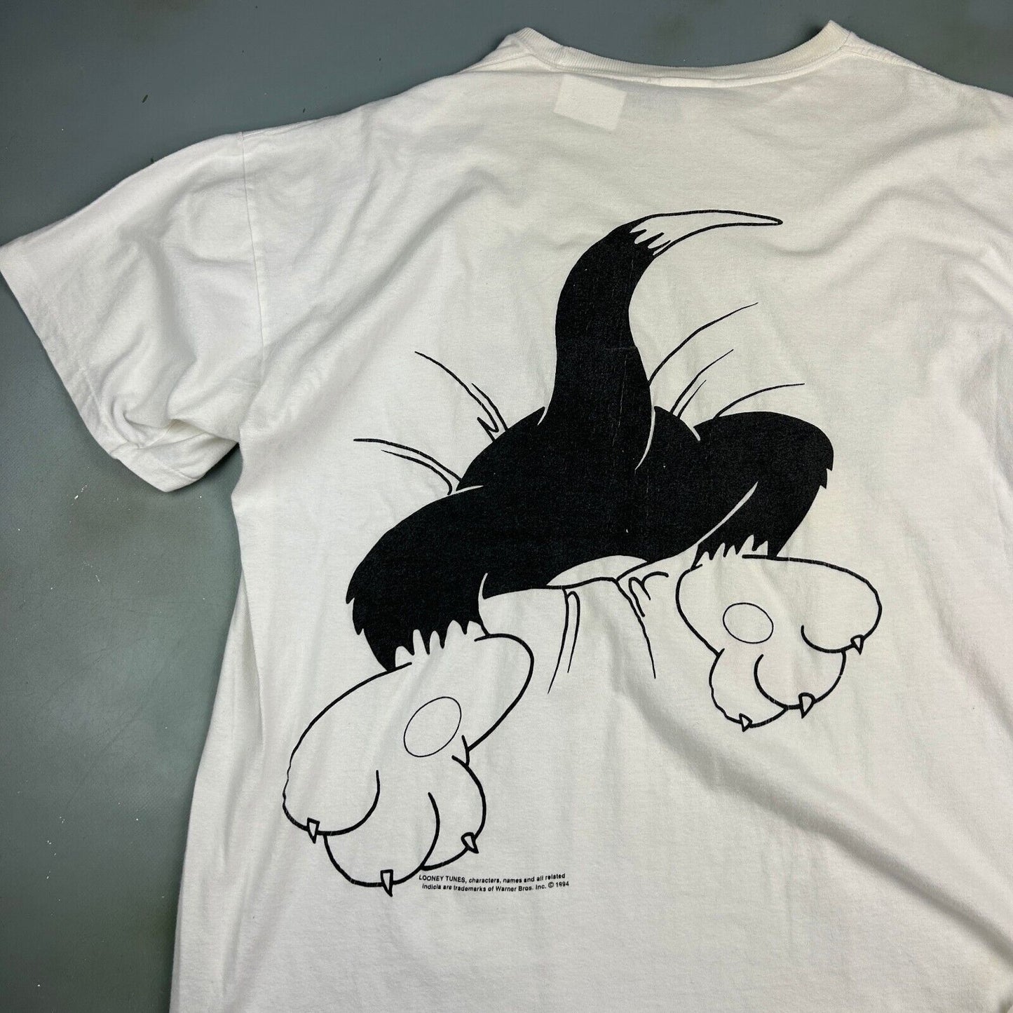 VINTAGE 1994 | Tweety Bird & Sylvester Looney Tunes Cartoon T-Shirt sz XXL Adult