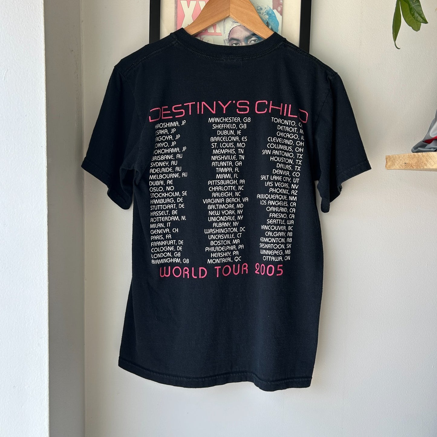 VINTAGE Y2K | Destiny's Child Destiny Fulfilled World Tour Band T-Shirt sz S