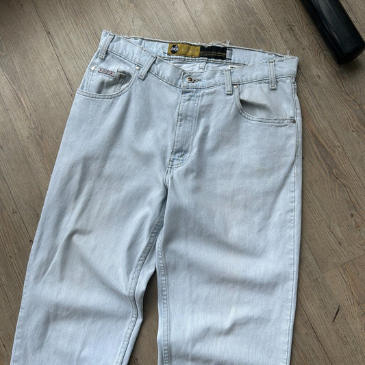 VINTAGE 90s | Levis Silver Tab Lean Tapered Denim Jeans Pants sz W33 L32