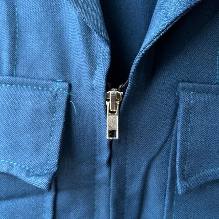 VINTAGE 70s 80s | Aero Mode Full Zip Work Jacket sz S