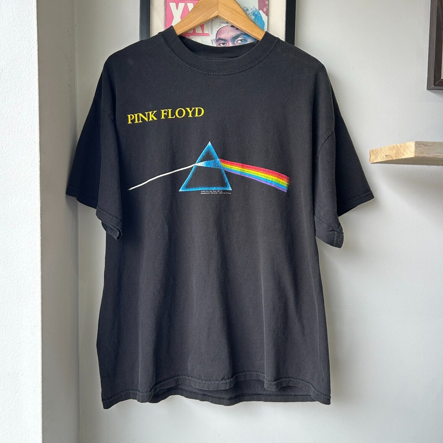 VINTAGE 2001 | Pink Floyd Dark Side Of The Moon Artimonde Band T-Shirt sz XL