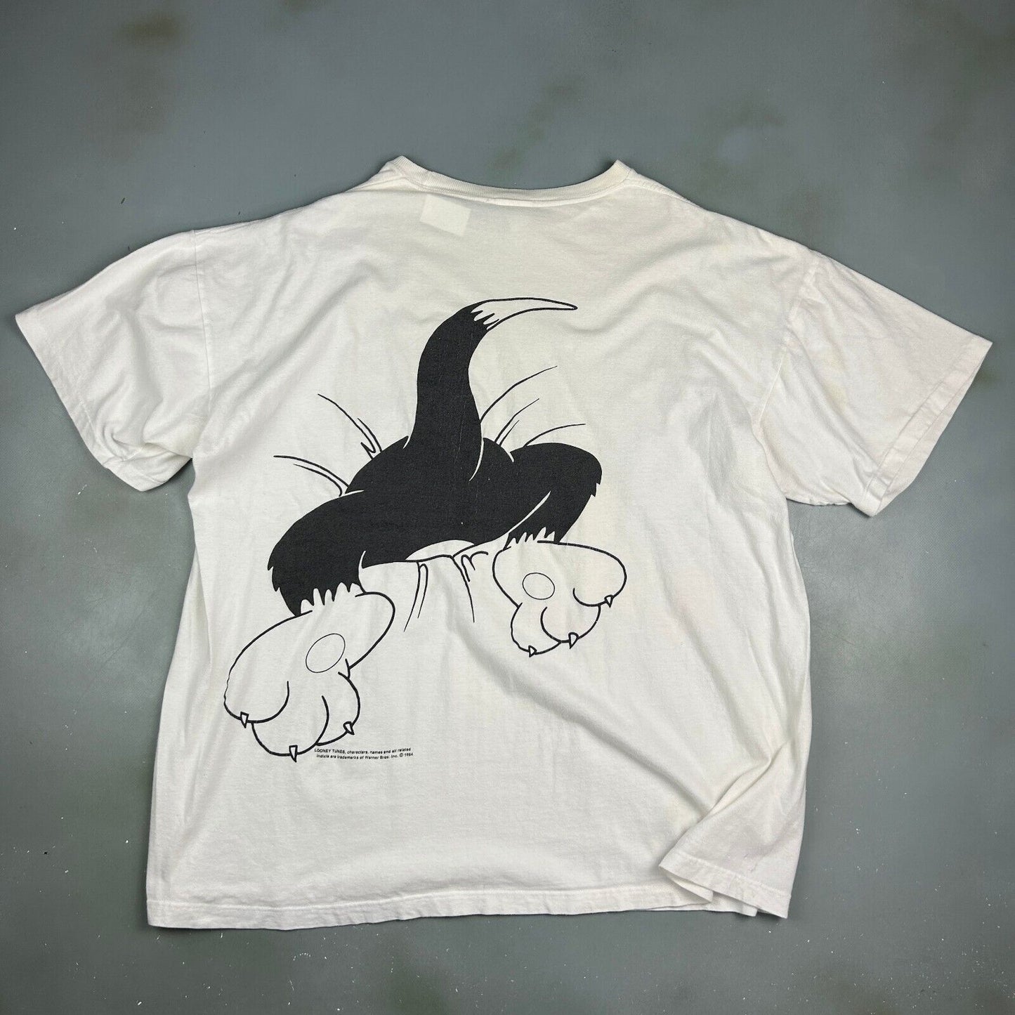 VINTAGE 1994 | Tweety Bird & Sylvester Looney Tunes Cartoon T-Shirt sz XXL Adult