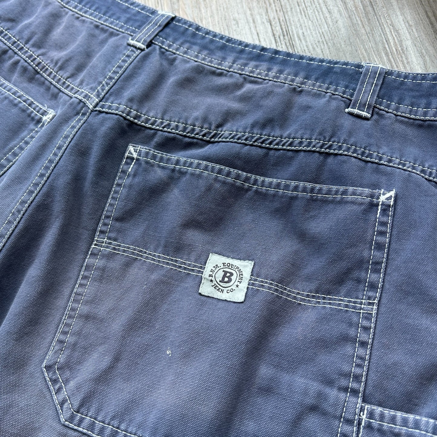VINTAGE 90s | Bum Sun Faded Loose Fit Carpenter Workwear Shorts sz W35/36