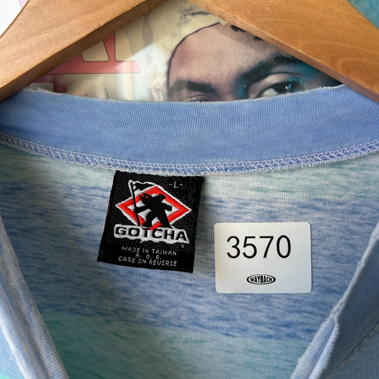 VINTAGE 80s | Gotcha Surfing Faded Striped T-Shirt sz L