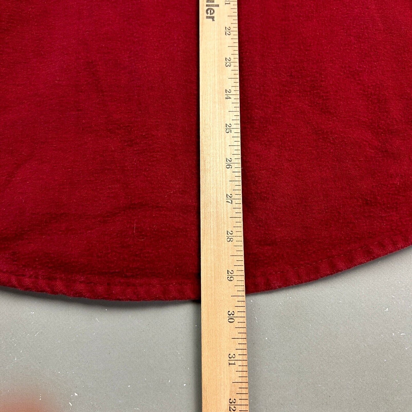 VINTAGE 90s Frostproof Red Chamois Cloth Button Up Shirt sz Large Adult