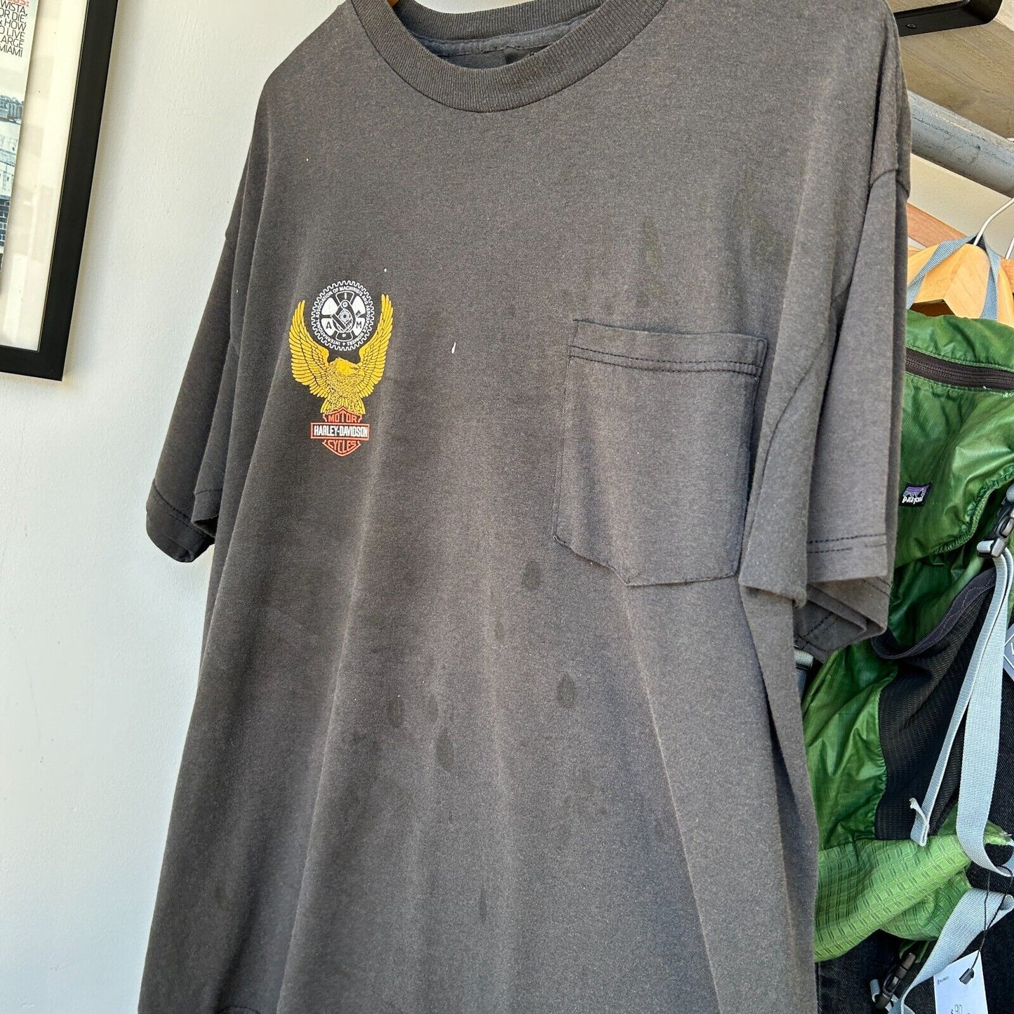 VINTAGE 90s | Harley Davidson District 98 Biker T-Shirt sz L