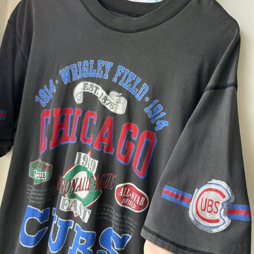 VINTAGE 90s | Chicago Cubs Baseball Wrigley Field T-Shirt sz L