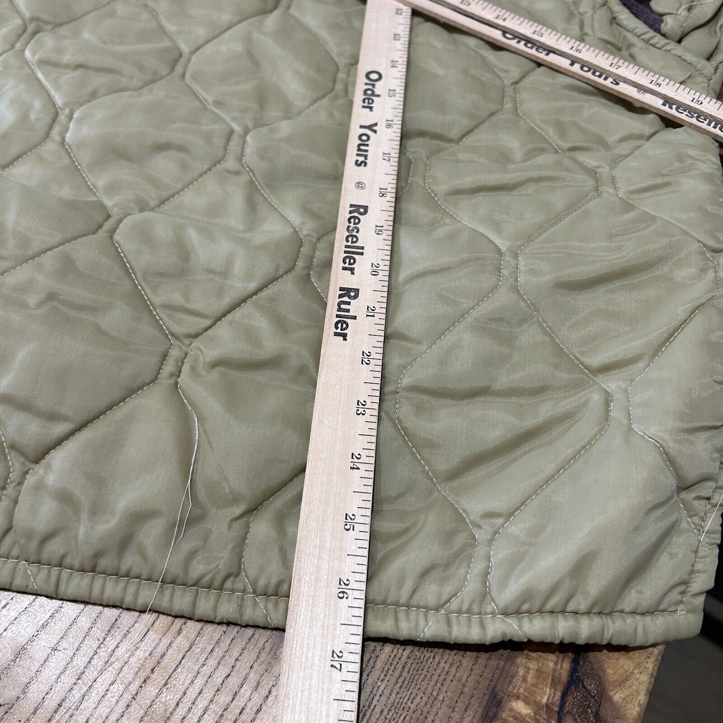 VINTAGE 70s 80s | Blank Tan Nylon Liner Bomber Jacket sz M/L Adult