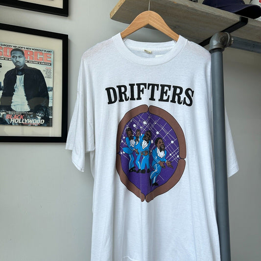 VINTAGE 90s | The Drifters Band T-Shirt sz XXL