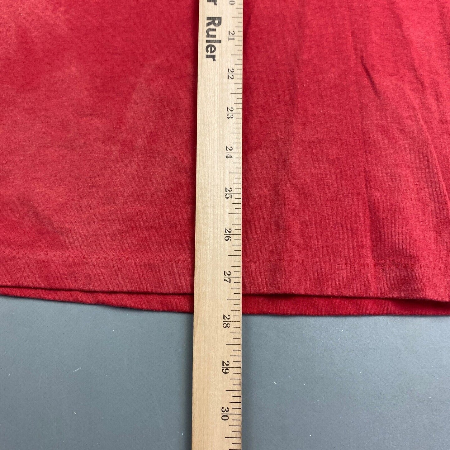 VINTAGE 90s Portugal Flag Faded Red T-Shirt sz XL Adult