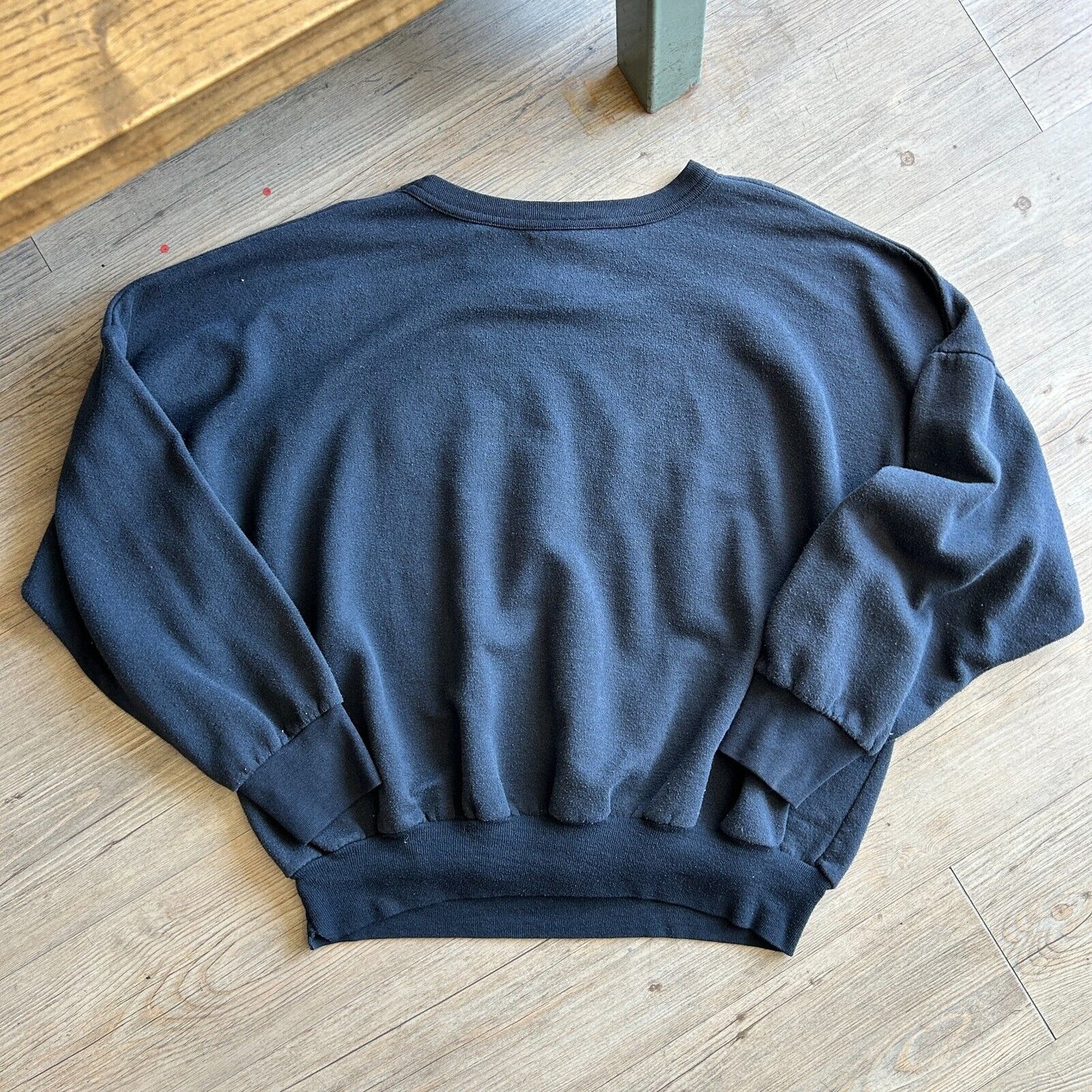 VINTAGE 90s | San Jose Sharks Big Logo Crew Sweater sz M