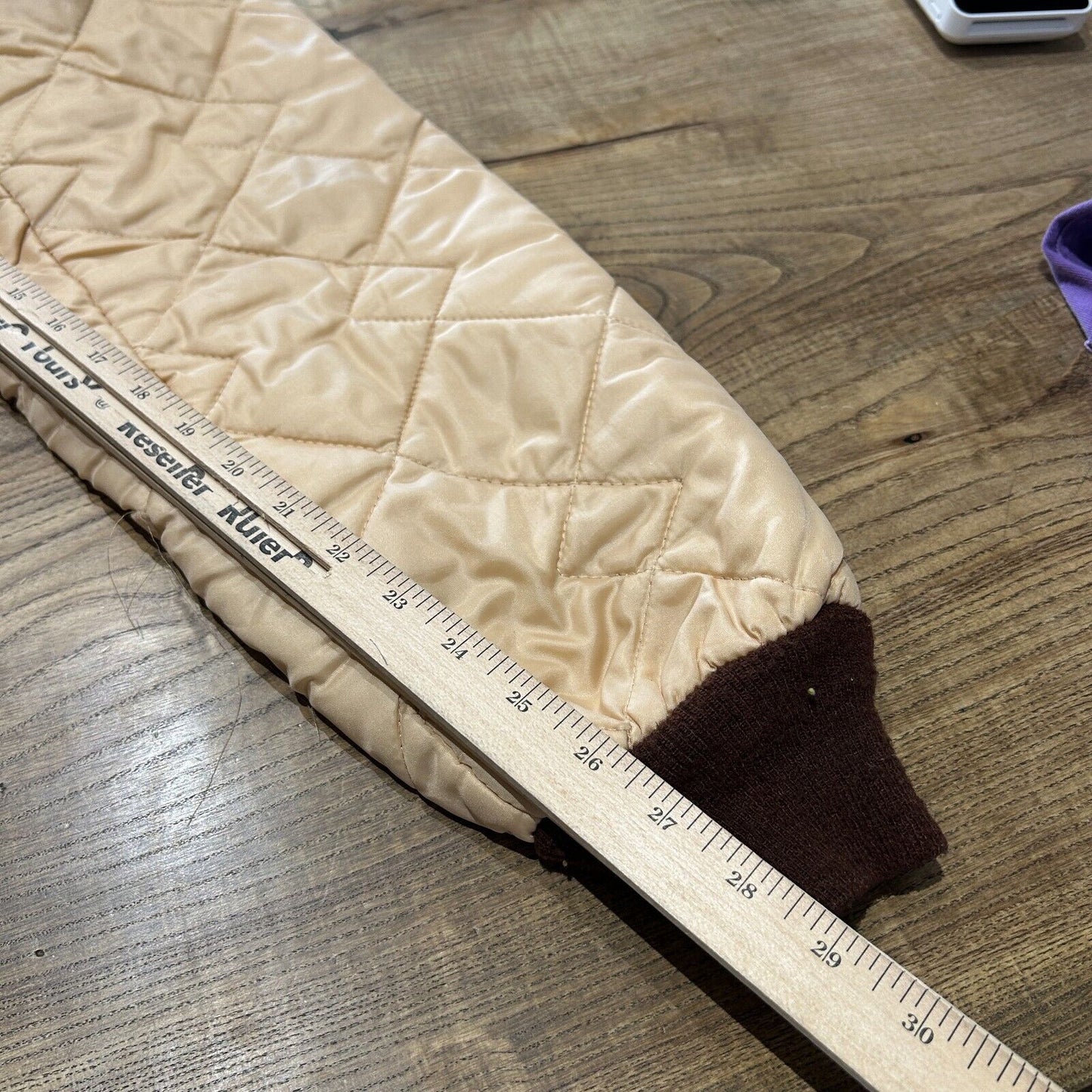 VINTAGE 70s 80s | Military Quilted Liner Pants W38 L30