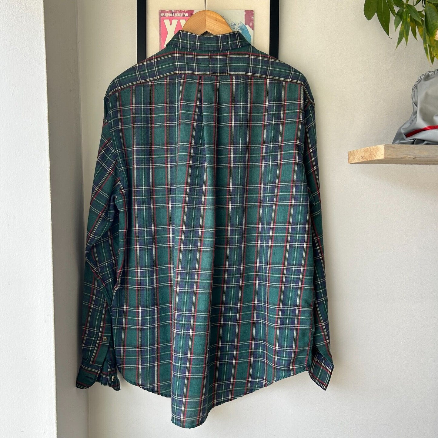 VINTAGE 90s | Ralph Lauren Polo Golf Plaid Button Down Shirt sz L
