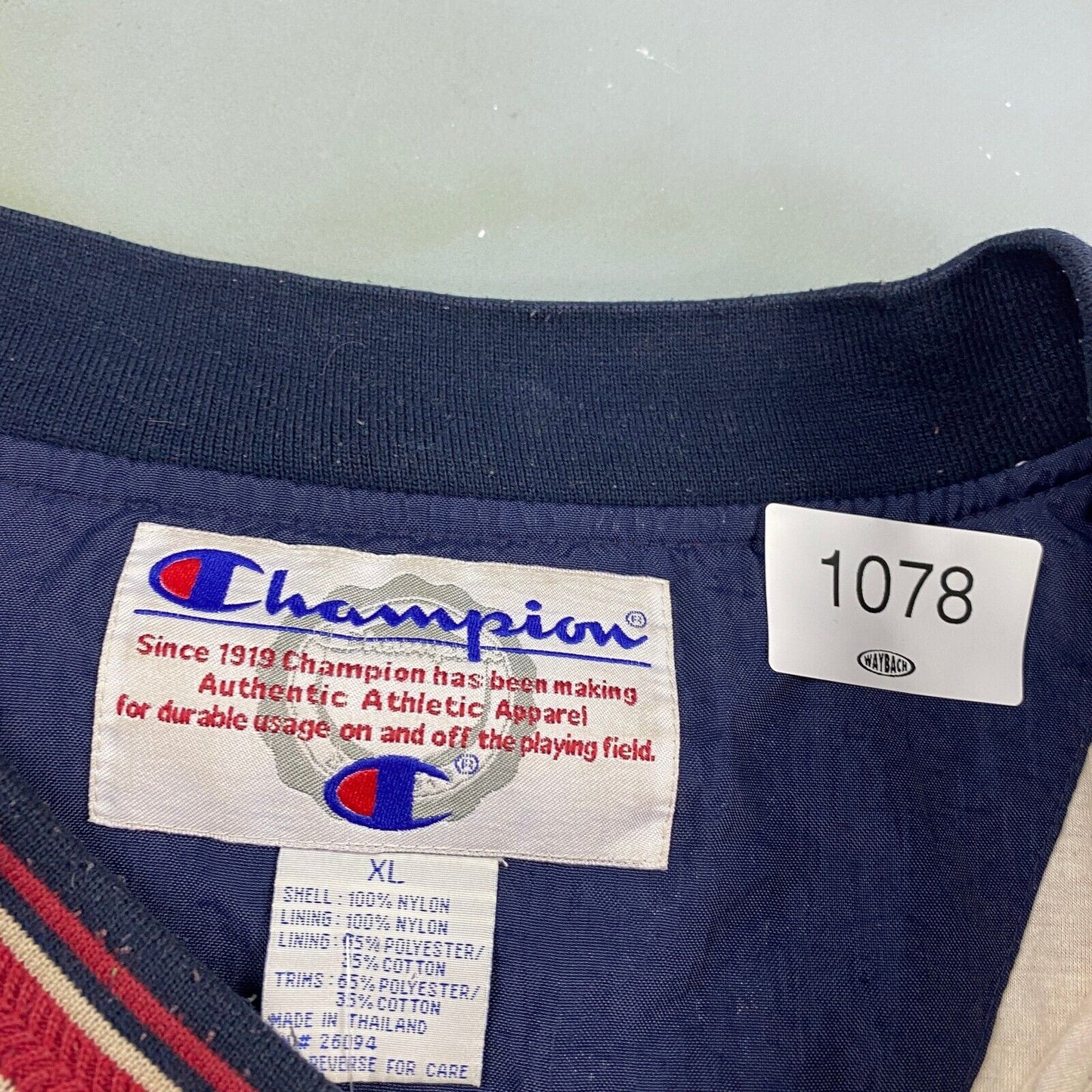 VINTAGE 90s Champion Big Logo Pullover Windbreaker Jacket sz XL Men Adult