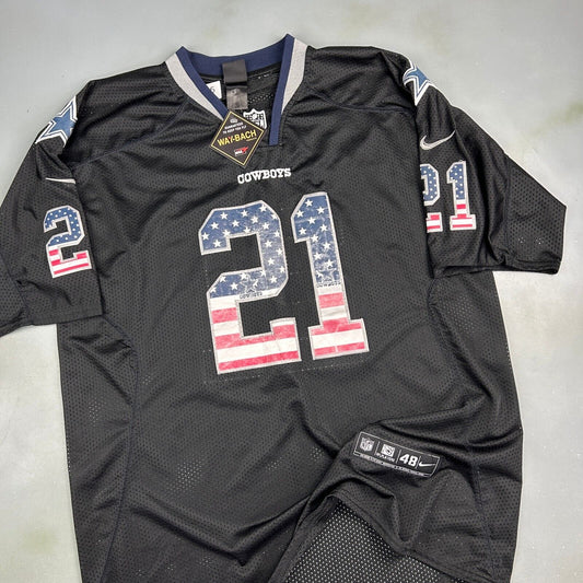 VINTAGE Nike Dallas Cowboys Football On field Jersey #21 sz L-XL Men Adult