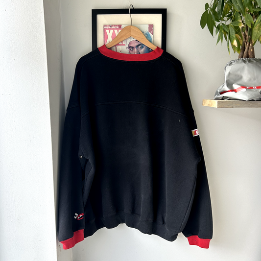 VINTAGE 90s | Dale Earnhardt Embroidered Nascar Crewneck Sweater sz XXL Adult