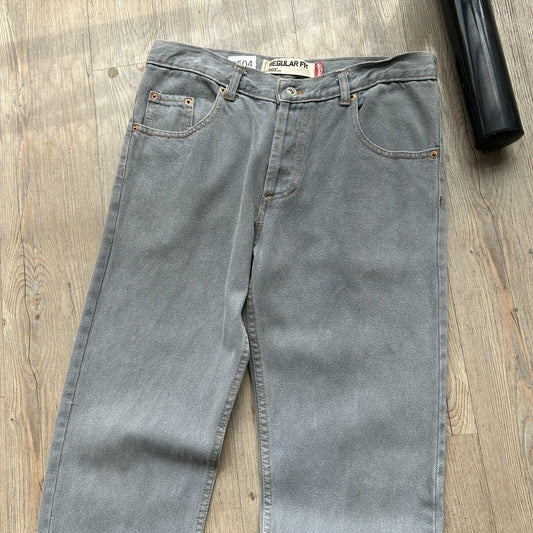 VINTAGE | LEVIS 501 Grey Denim Jeans Pants sz W31 L32