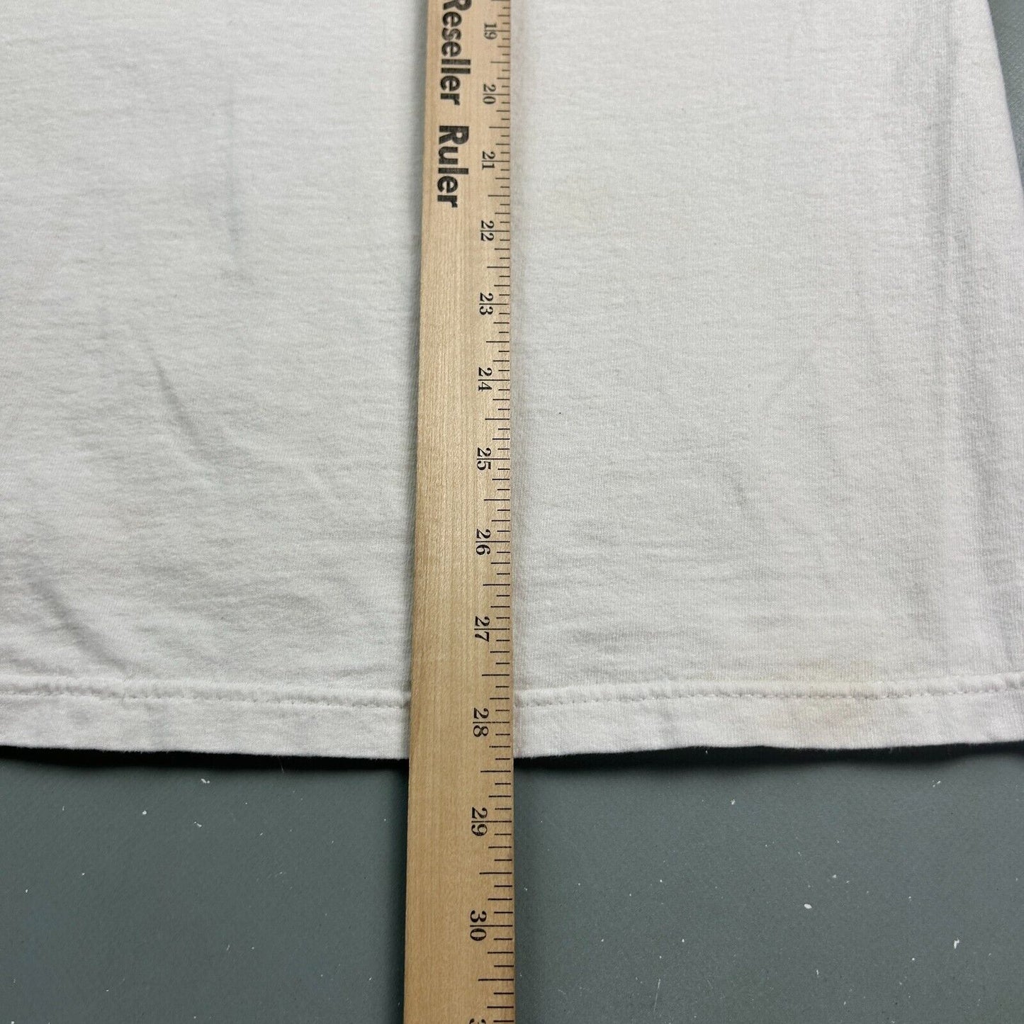 VINTAGE 1999 | Americade Motorcycle Rally White Biker T-Shirt sz L Adult