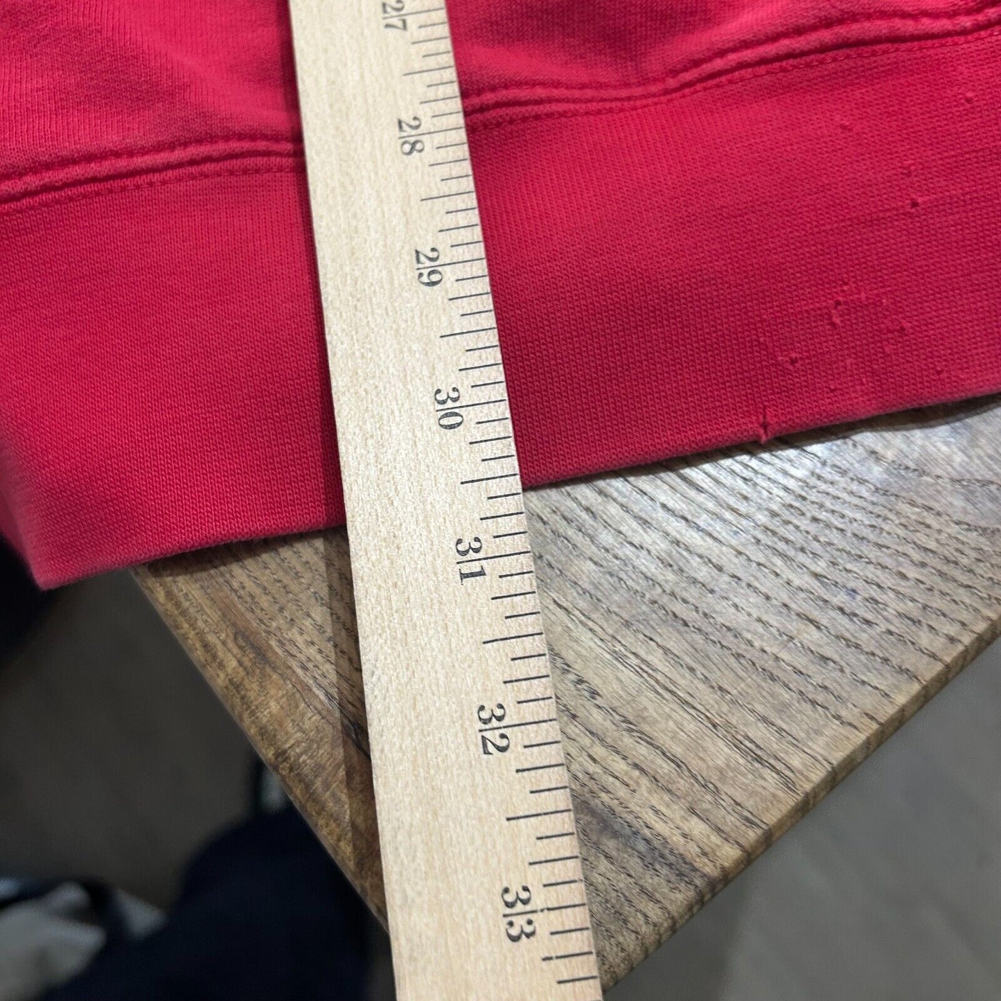 VINTAGE 90s St Johns Bay Blank Red Hoodie Sweater sz XXLT Mens