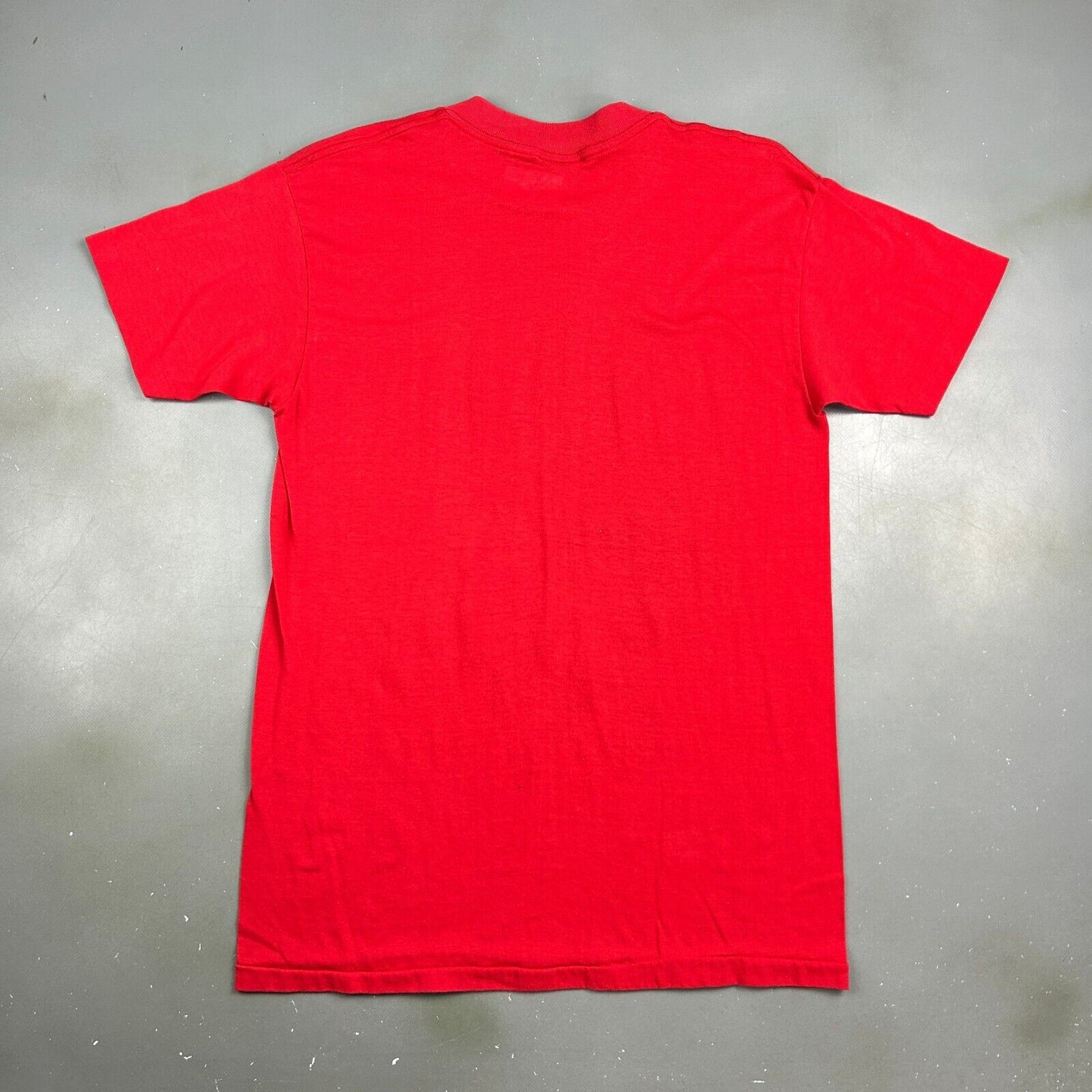 VINTAGE 80s | BATMAN DC Comics Cartoon Red T-Shirt sz Small Men Adult