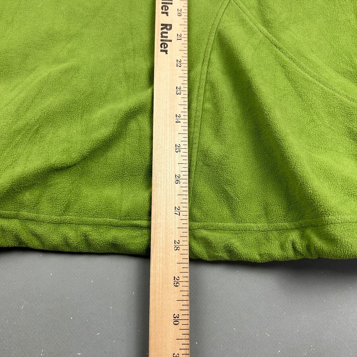 VINTAGE The North Face Green Full Zip Tech Fleece Sweater sz L-XL Adult