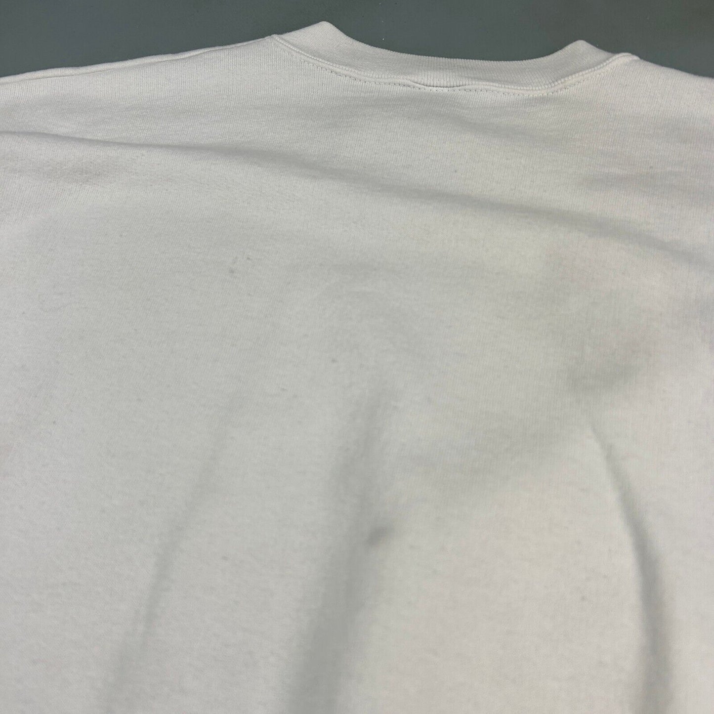 VINTAGE 90s TAZ Big Face Christmas White Crewneck Sweater sz Large Adult