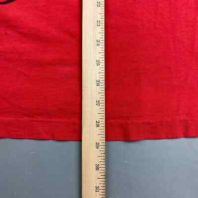 VINTAGE 90s Cute Lil Mickey Mouse Red T-Shirt sz Large Adult MadeinUSA