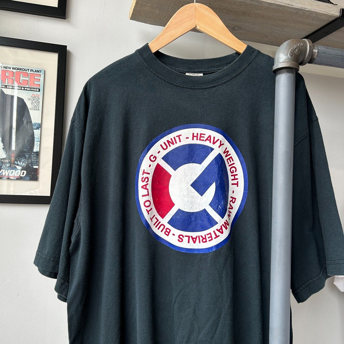 VINTAGE | G-UNIT Heavyweight Logo T-Shirt sz XL