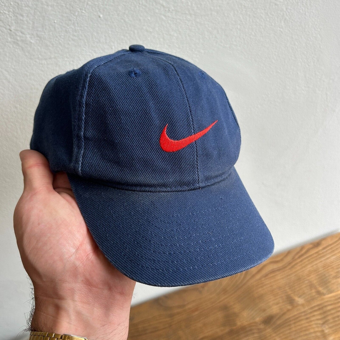 VINTAGE | Nike Big Swoosh Baseball Cap HAT sz OS
