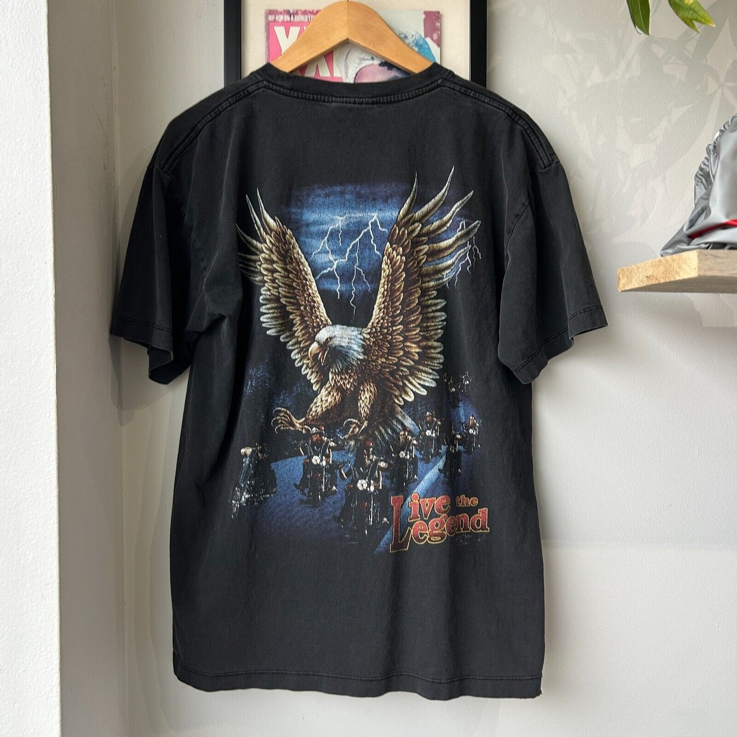 VINTAGE 90s | Harley Davidson Live The Legend Biker T-Shirt sz M/L