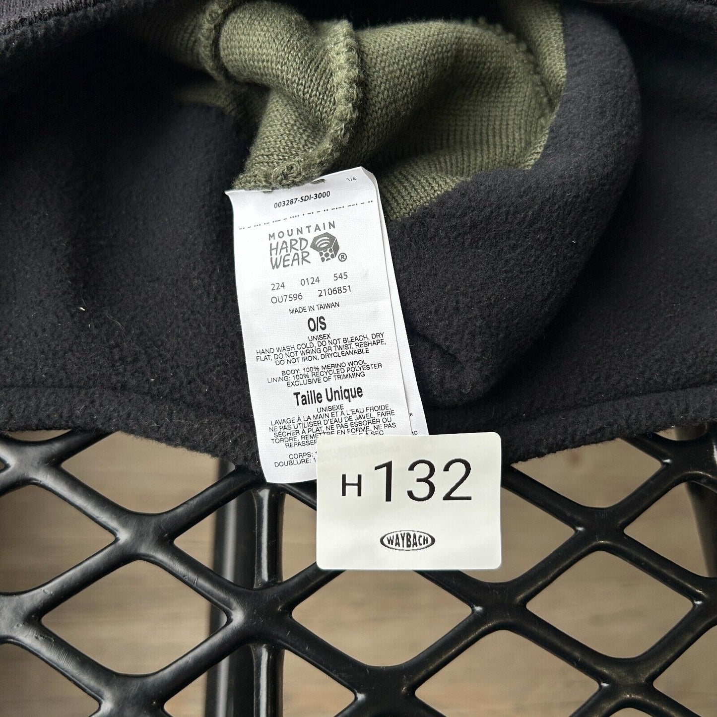 Stussy x Mountain Hard Wear Earflap Skully HAT sz OS