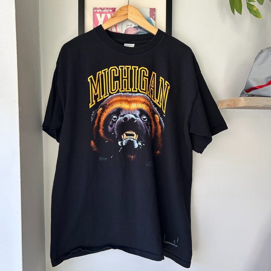 VINTAGE 90s | Michigan Wolverines Salem Sportswear T-Shirt sz XL