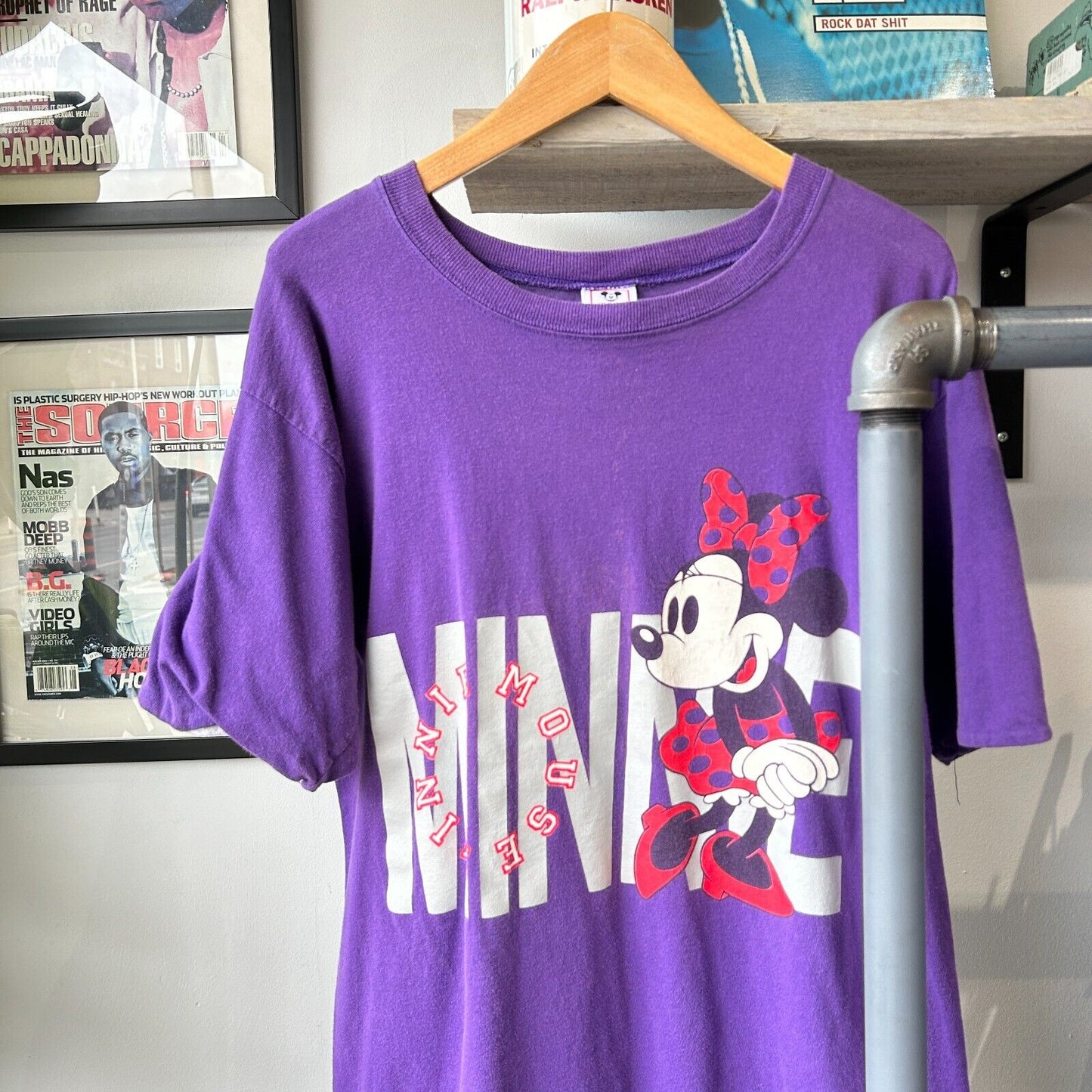 VINTAGE 90s | Minnie Mouse Cartoon Disney T-Shirt sz M/L Adult