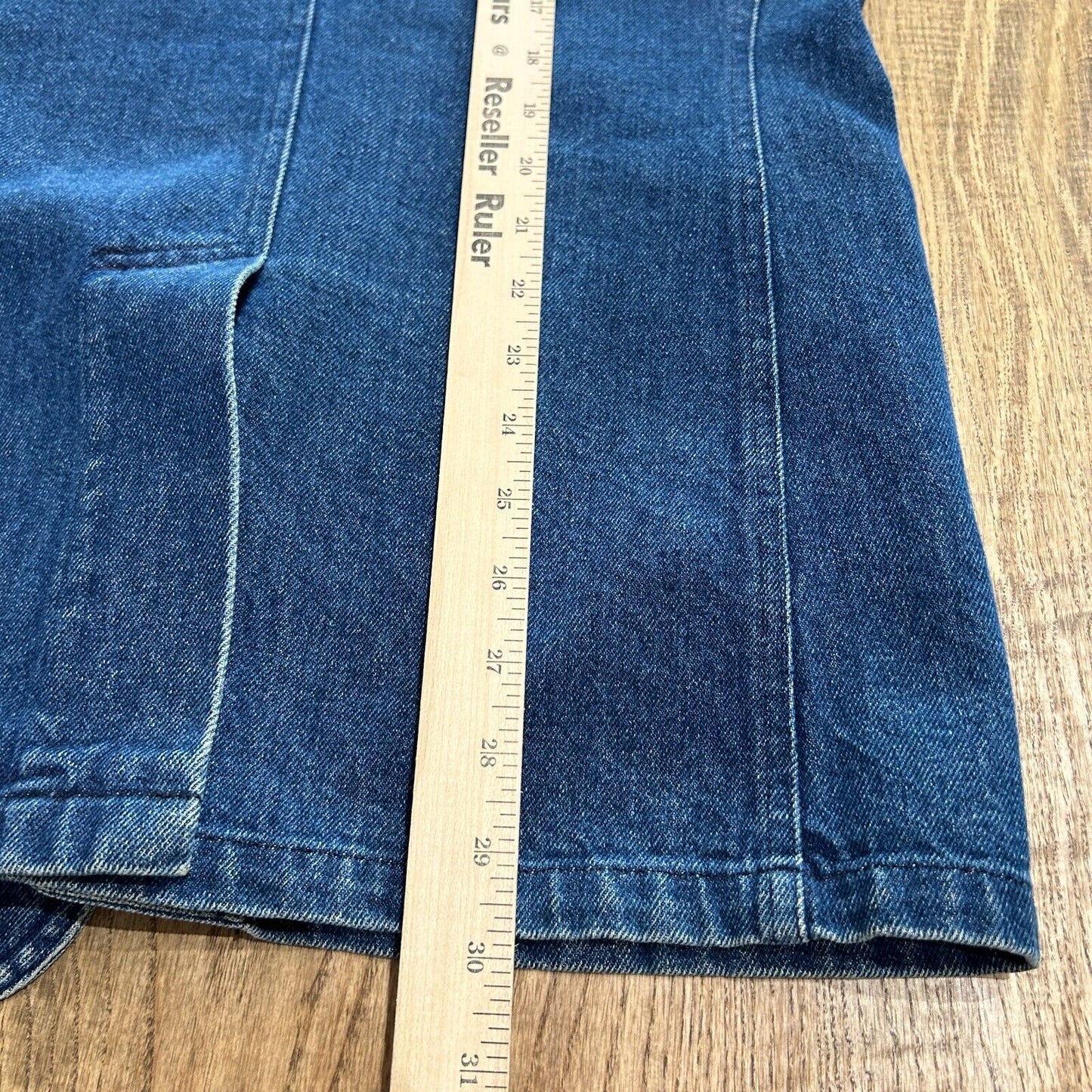 VINTAGE 90s | Armani Jeans Denim Jean Suit Jacket sz 44 M