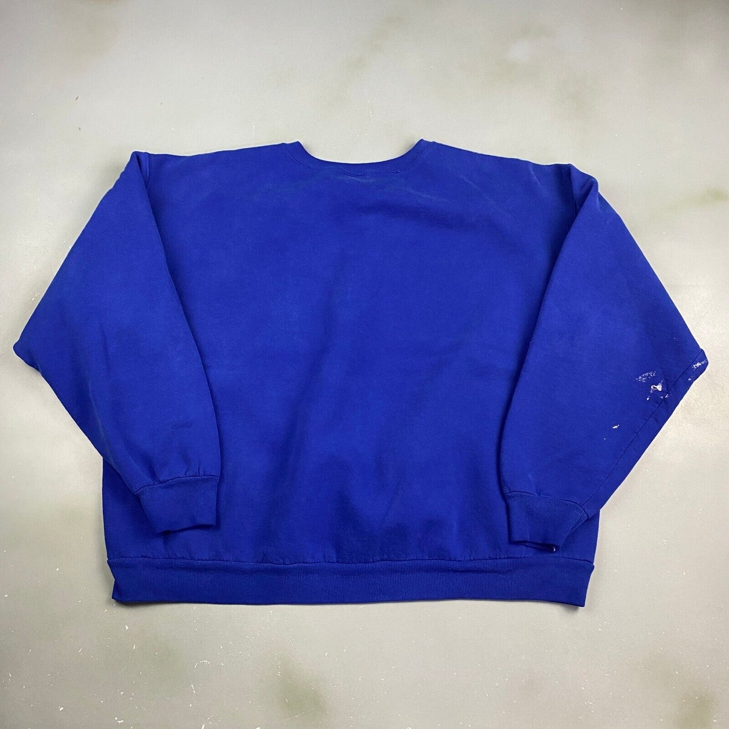 VINTAGE Blank Blue Jerzees Crewneck Sweater sz XL Men Adult