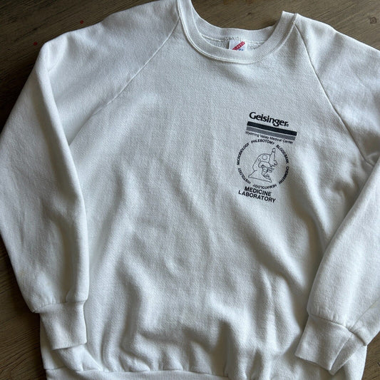 VINTAGE 90s | Medical Laboratory Crew Sweater sz M/L