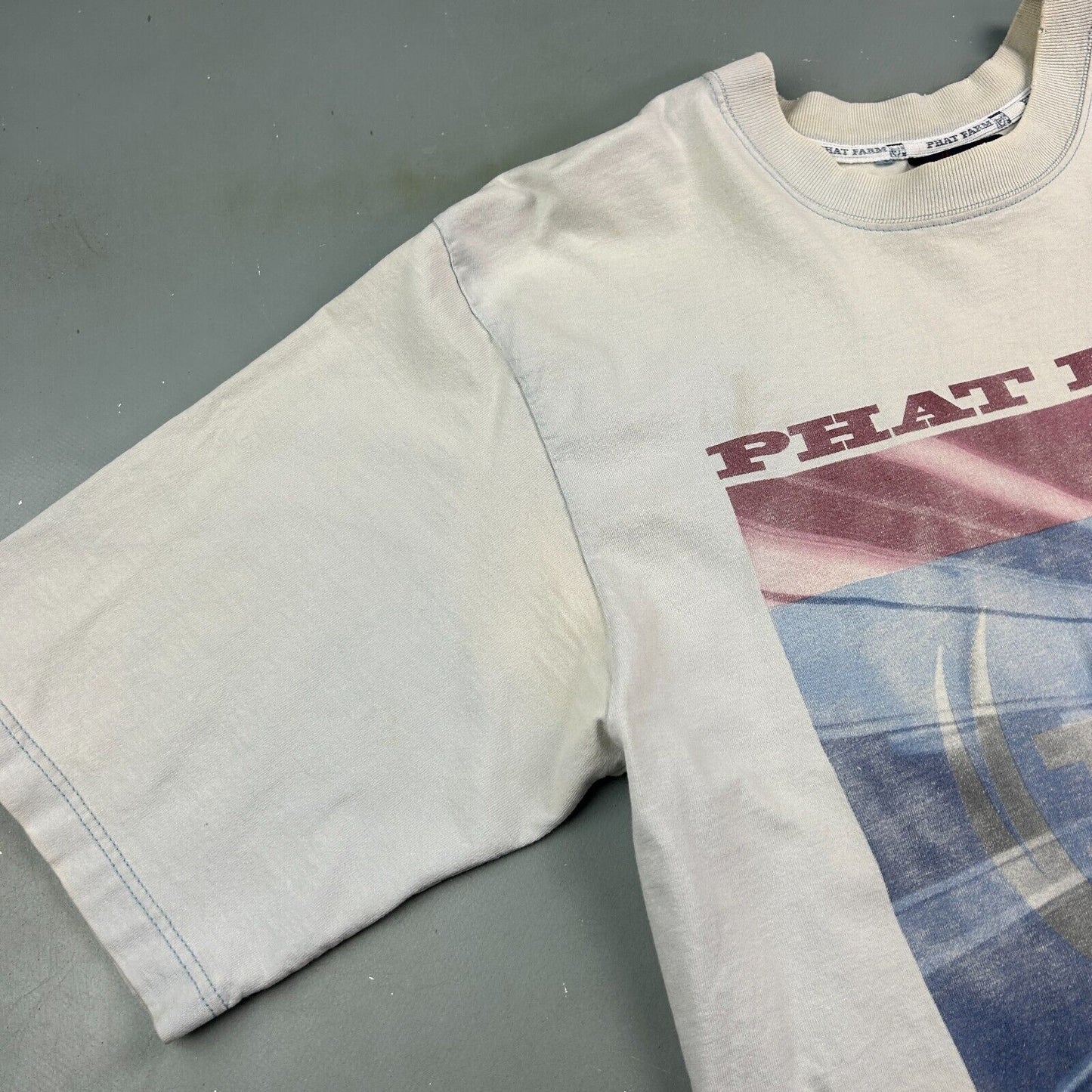 VINTAGE | Phat Farm American Flava Faded T-Shirt sz Med Tall* Adult