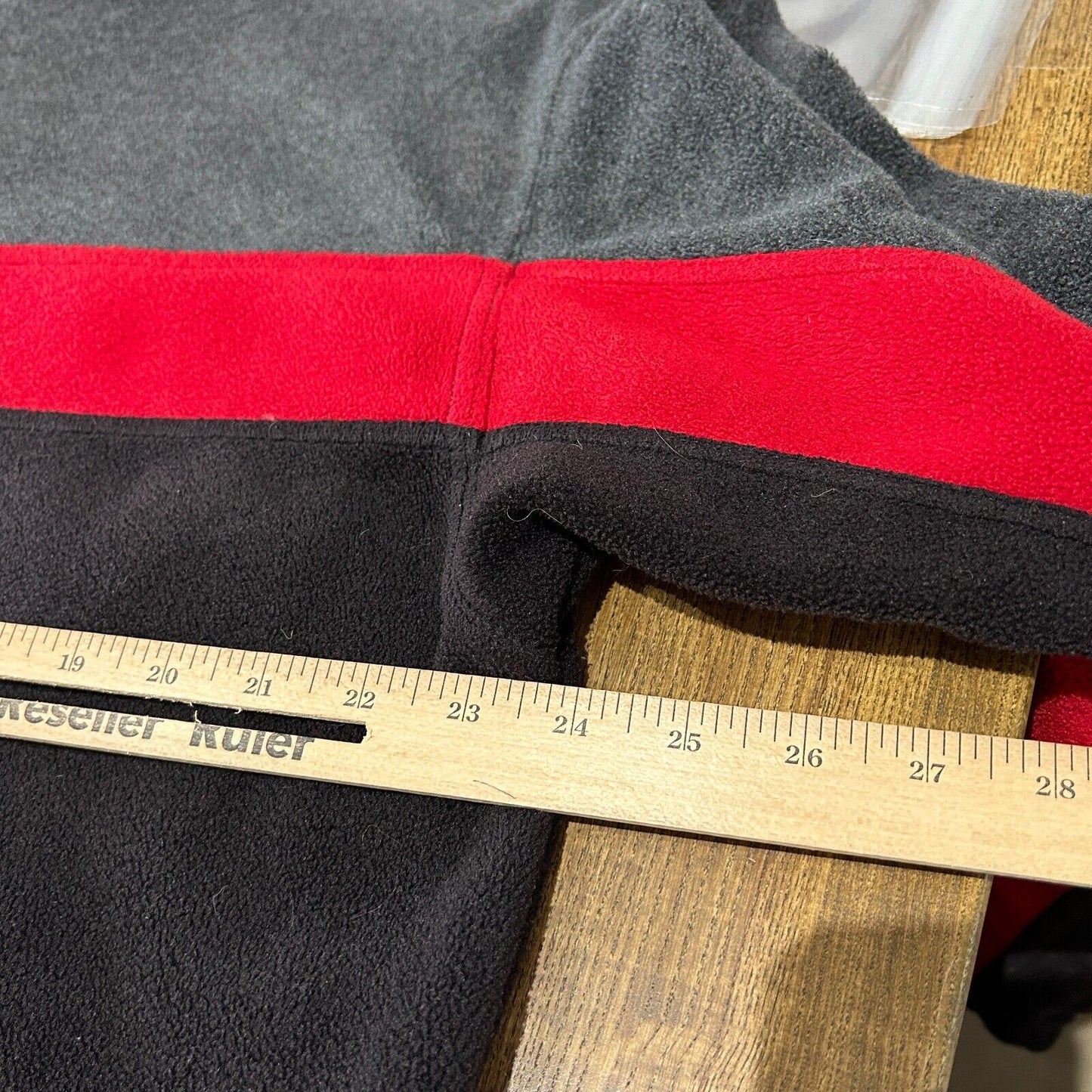 VINTAGE | GAP 1/4 Zip Striped Fleece Sweater sz L