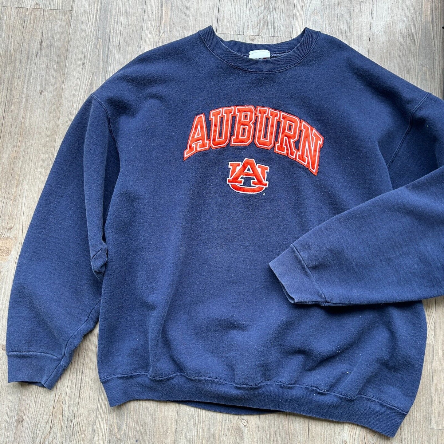 VINTAGE 90s | Auburn University Heavyweight Crewneck Sweater sz XXL Adult