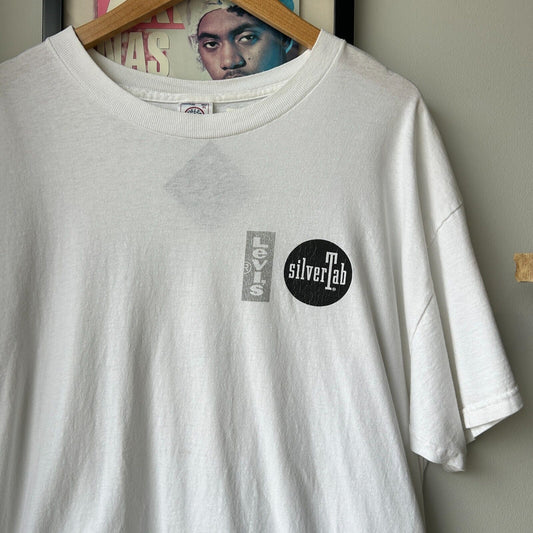 VINTAGE 90s | Levis SilverTab Logo T-Shirt sz XL