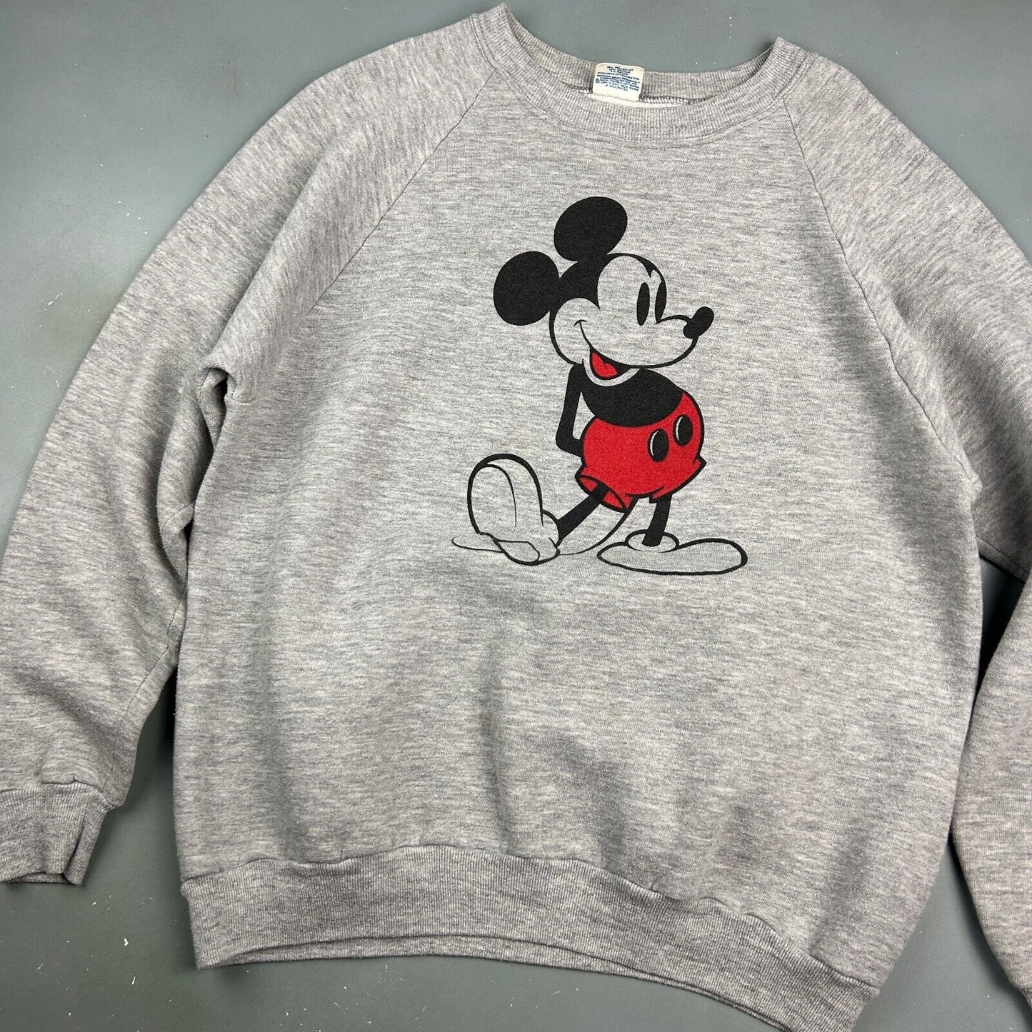 VINTAGE 90s | Mickey Mouse Cartoon Disney Crewneck Sweater sz L Adult