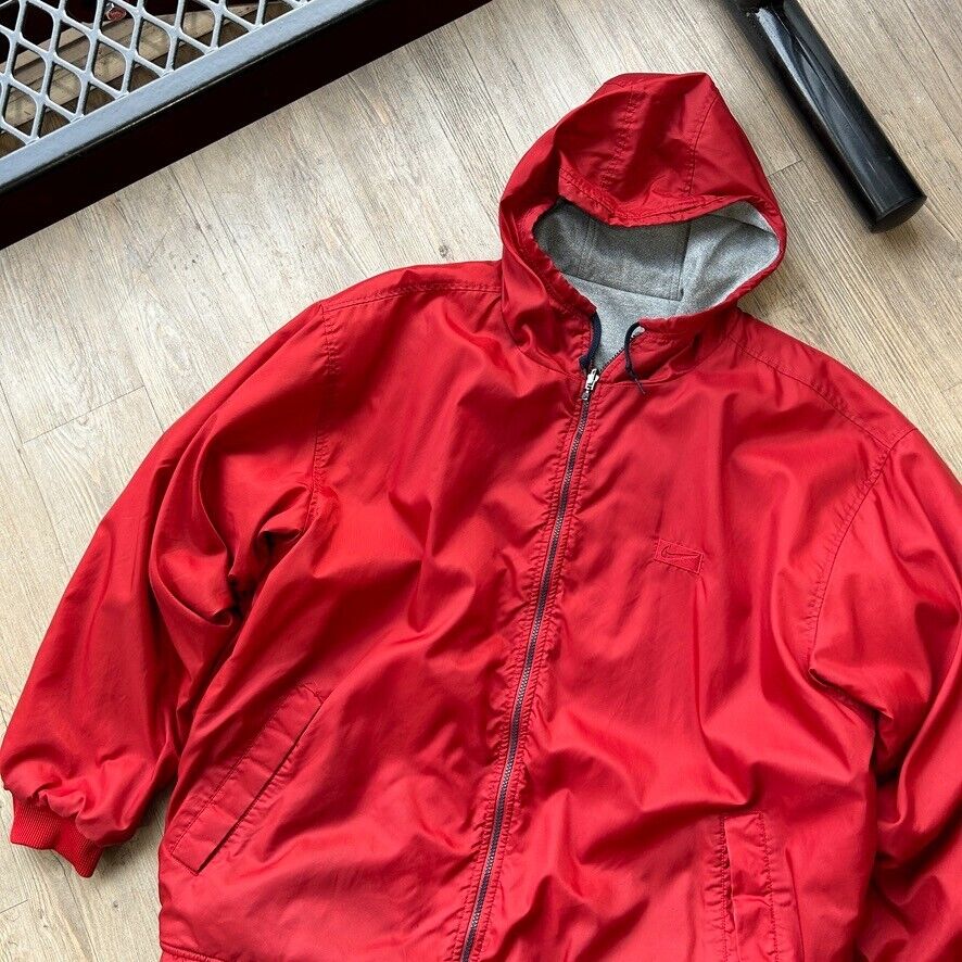 VINTAGE 90s | Nike Reversible Hooded Jacket sz XXL