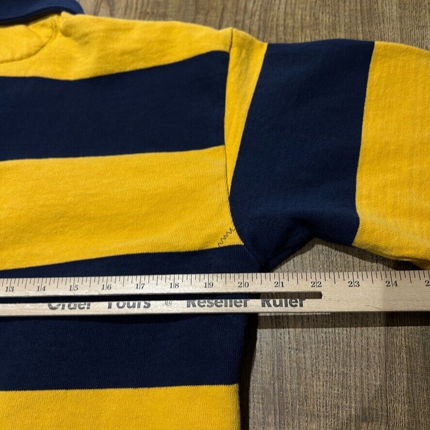 VINTAGE 90s | University Of California Barbarian Rugby Polo Shirt sz M