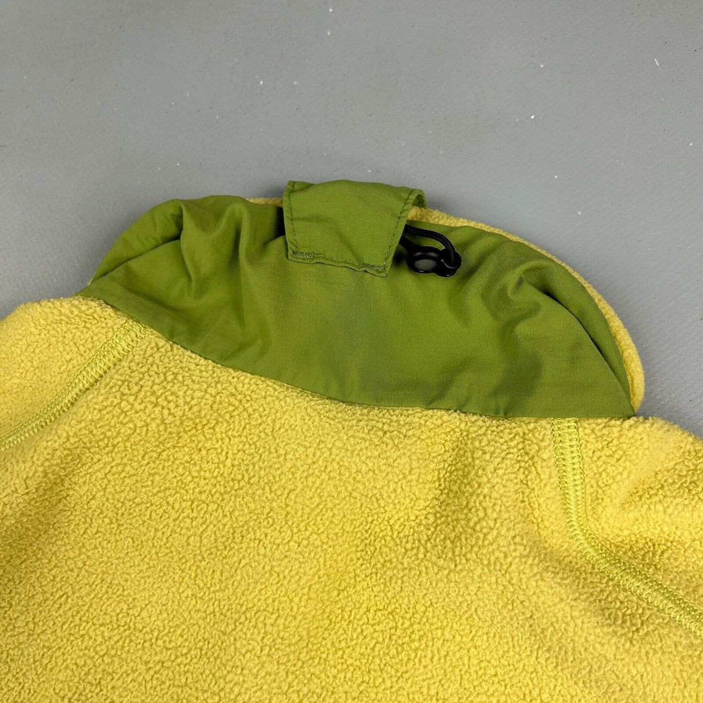 VINTAGE Patagonia Yellow Full Zip Tech R Fleece Sweater sz Small Womens