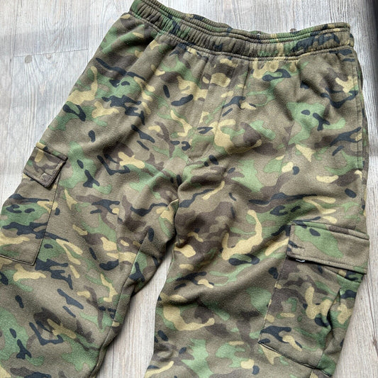 VINTAGE 90s | Camel Joe Camo Cargo Sweat Pants W30 L30