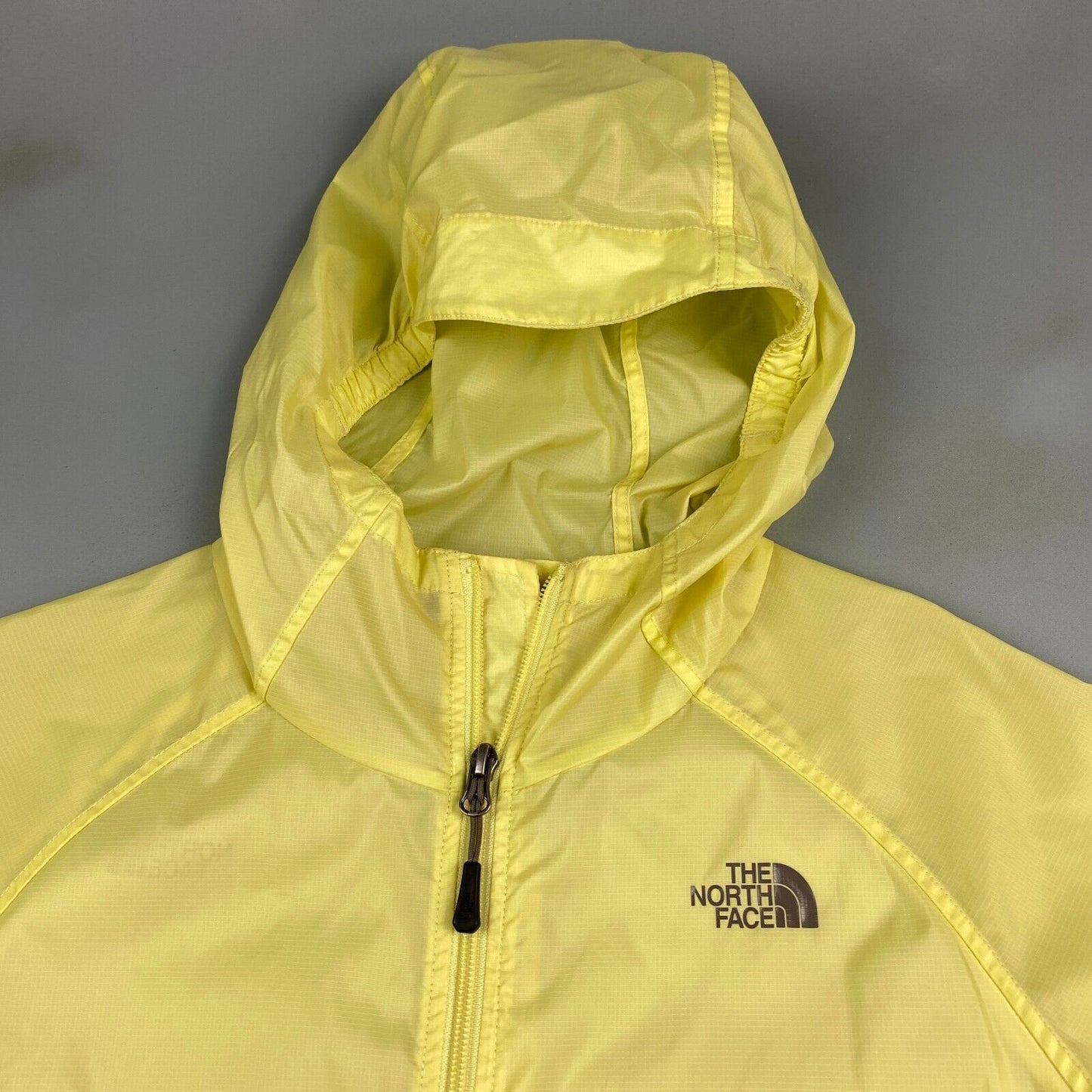 VINTAGE The North Face Thin Yellow Shell Windbreaker Jacket sz XL Adult