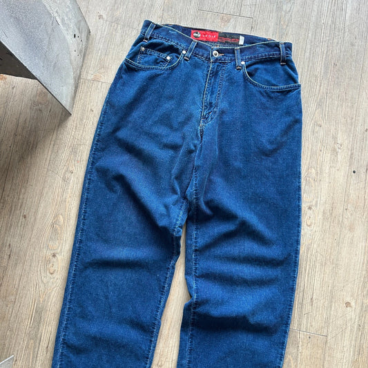 VINTAGE | Levi's SilverTab Loose Fit Blue Corduroy Pants W31 L32